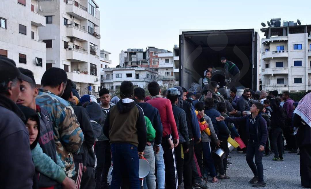 جهز العائلات بمليون و(900) الف صمونة: مضيف الإمام الحسين يوزع (855) الف وجبة على منكوبي زلزال سوريا (مصور)