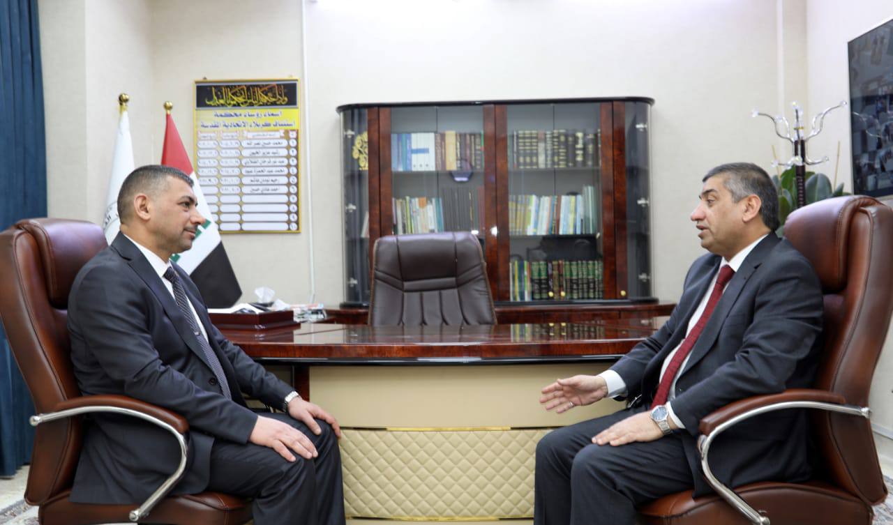 رئيس محكمة استئناف كربلاء يستقبل رئيس هيئة النزاهة