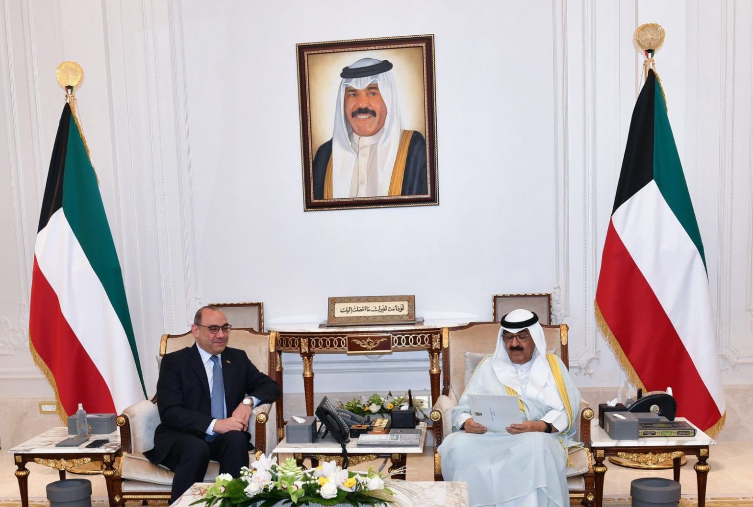 رئيس الجمهورية يوجه دعوة الى أمير الكويت لزيارة العراق