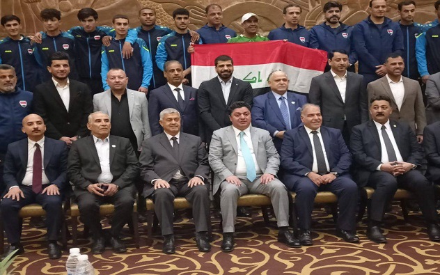 تكريم منتخب العراق للشباب لحصوله على المركز الثاني في نهائياتِ كأس آسيا