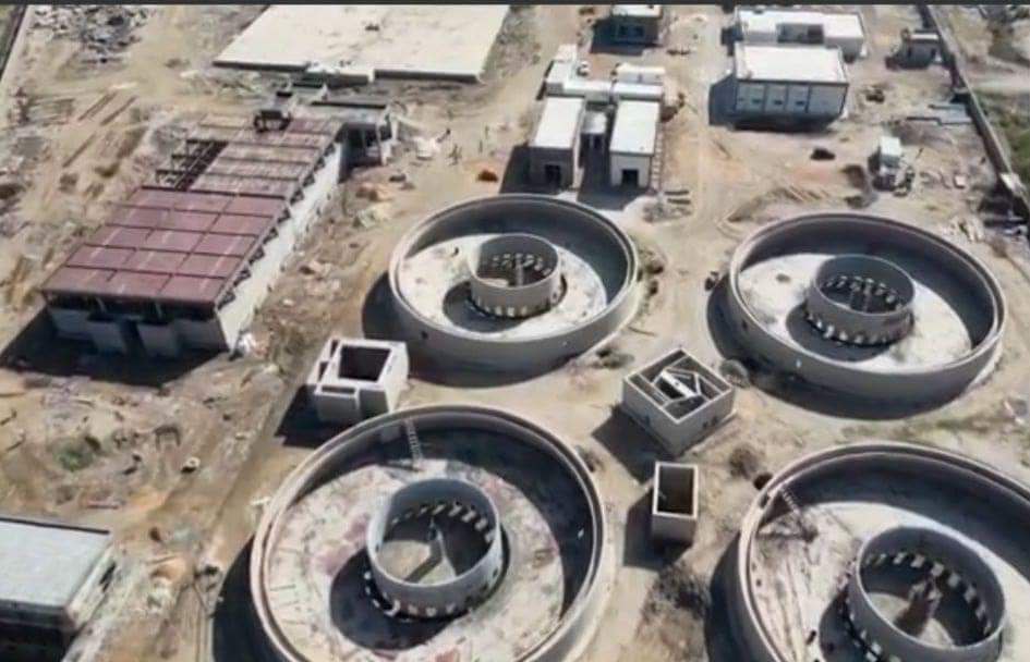 وزارة الإعمار تحقق نسبة انجاز  (٥٣) بالمئة بمشروع ماء الشامية