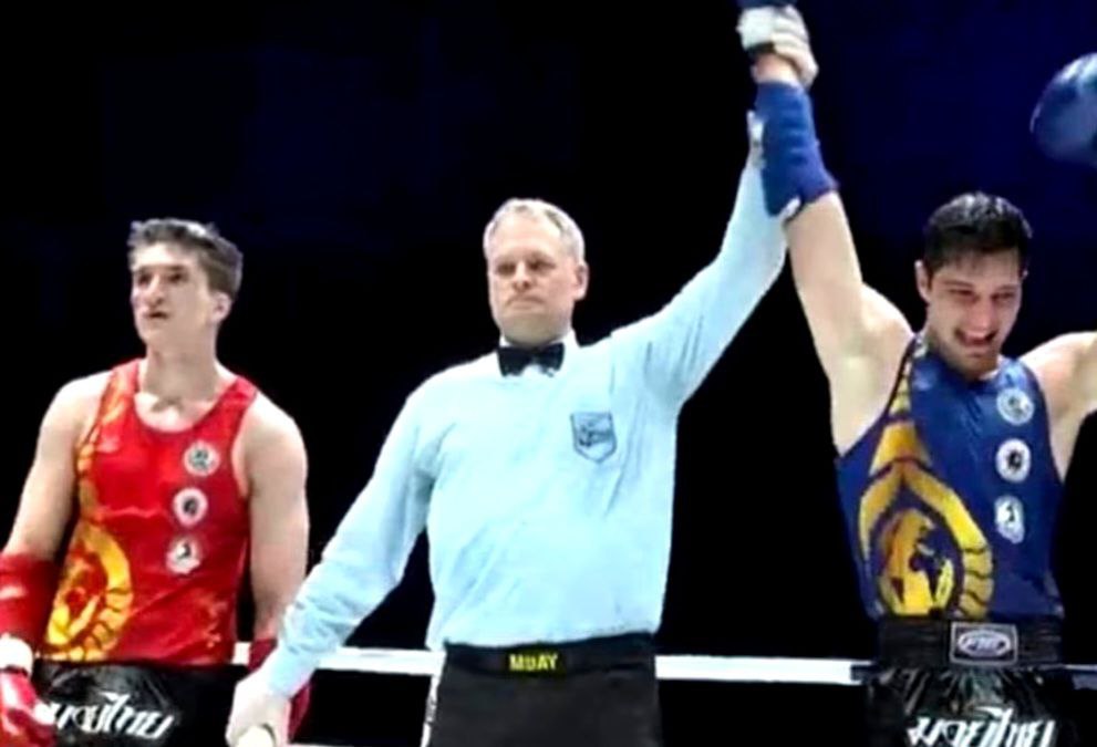 العراقي مصطفى التكريتي يحصل على ذهبية بطولة العالم بالمواي تاي