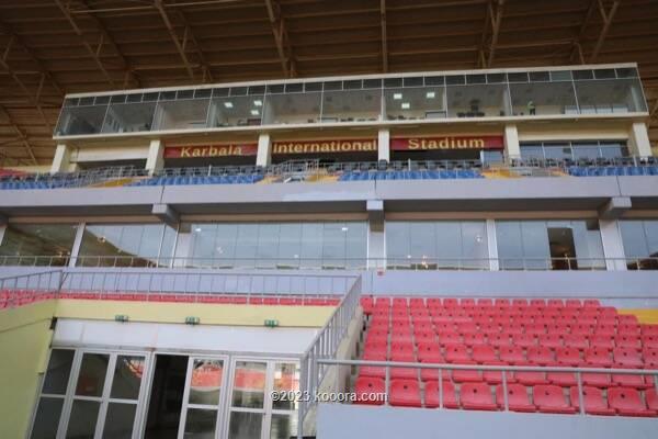 ملعب كربلاء يقترب من جاهزيته لبطولة غرب آسيا
