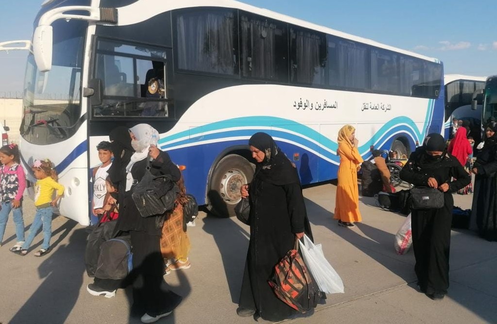 إعادة 102 عراقيا من المتواجدين ضمن مناطق الحدود (التركية - السورية)