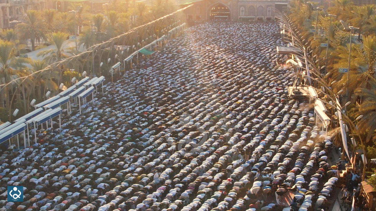 العتبة العباسية: 9 صلوات جماعة أقيمت بمناسبة عيد الأضحى