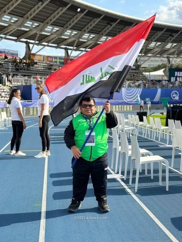 نصار يهدي العراق فضية بطولة العالم لرمي الثقل