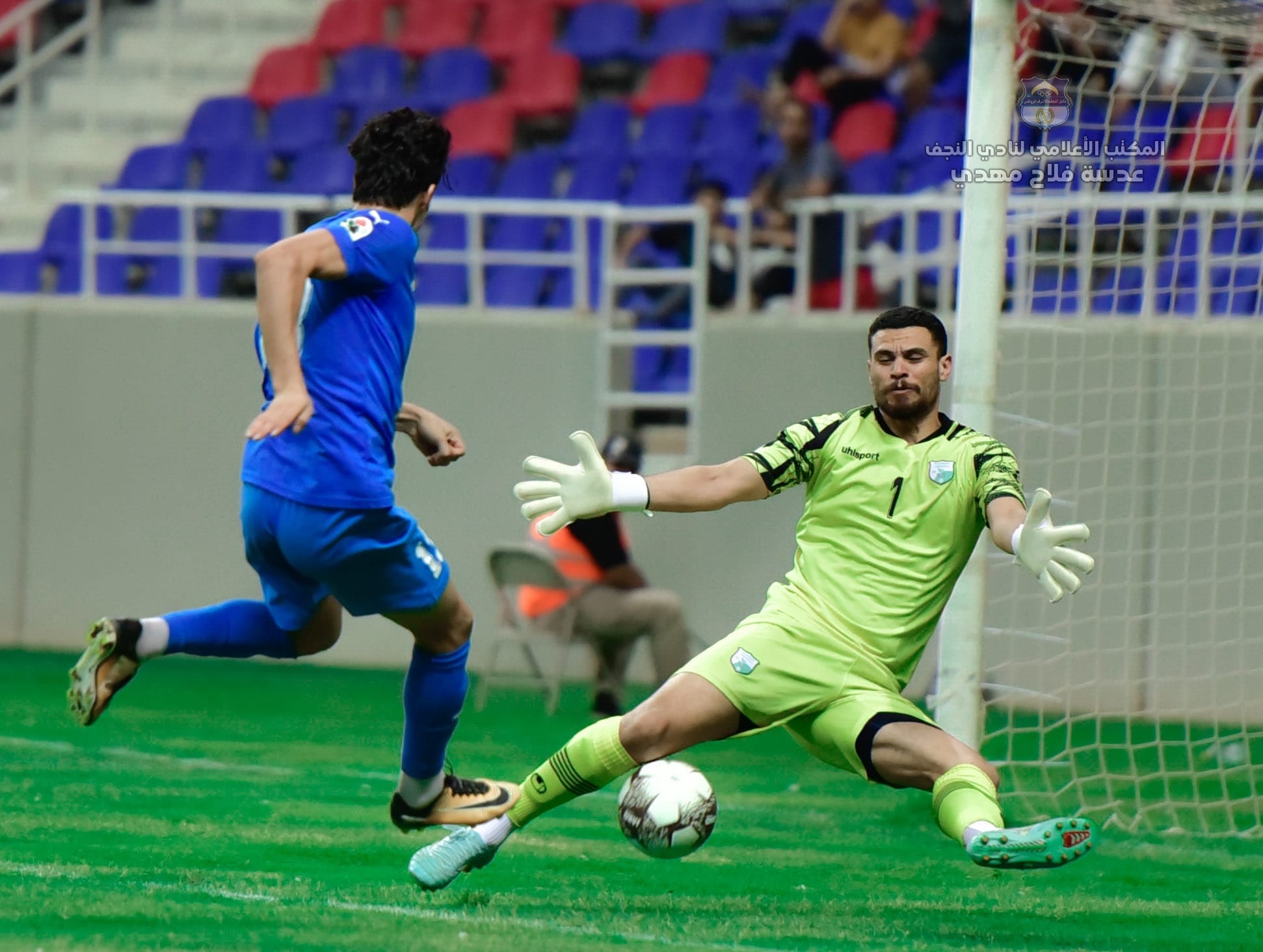 النجف  تفوز على  نفط الوسط بثلاثية في دوري الكرة الممتاز