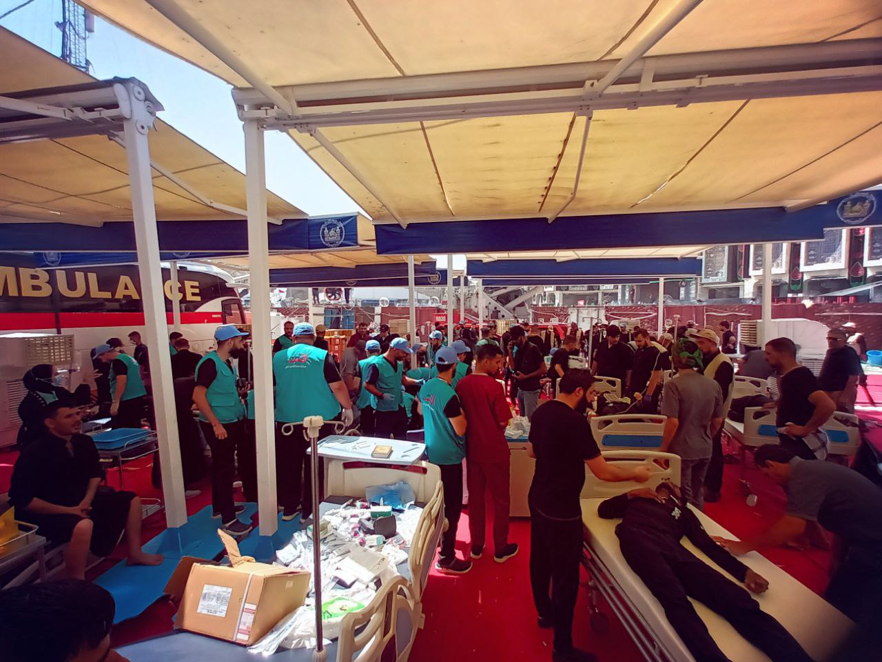 كربلاء :تعرف على مواقع المفارز الطبية  التي ستنشرها العتبة الحسينية في يوم دفن الاجساد  الطاهرة