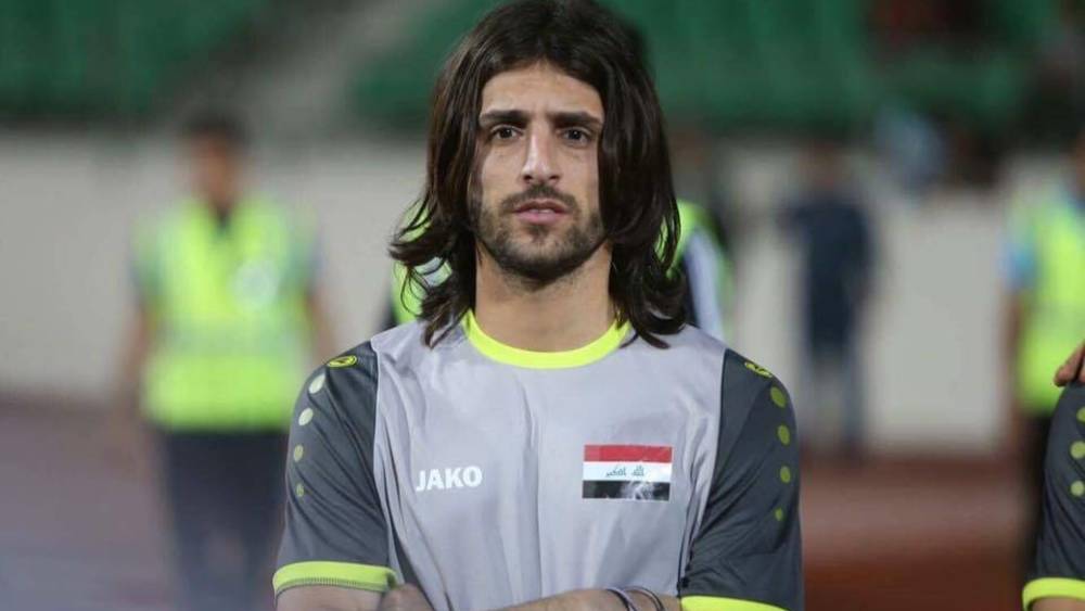 اللاعب العراقي همام طارق يعاني بسبب التسمم