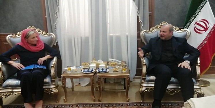 السفير الايراني في بغداد يلتقي المبعوثة الاممية المعنية بشؤون العراق