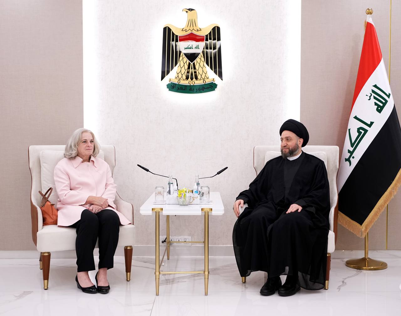 السفيرة الأمريكية : بحثنا مع عمار الحكيم الشراكة الشاملة