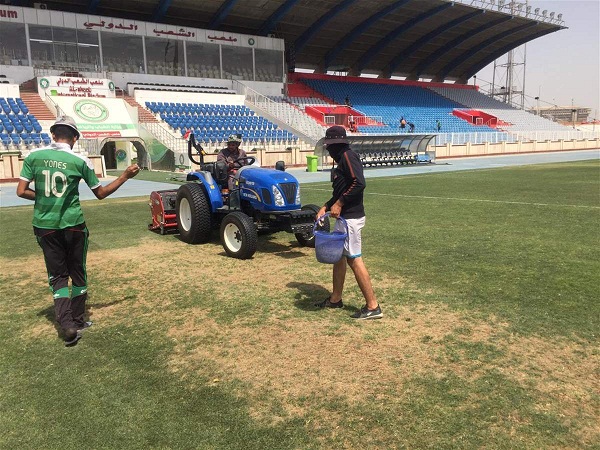 استعدادًا للموسم الكروي الجديد:ملعب الشعب الدولي يشهد أعمال تأهيل وصيانة