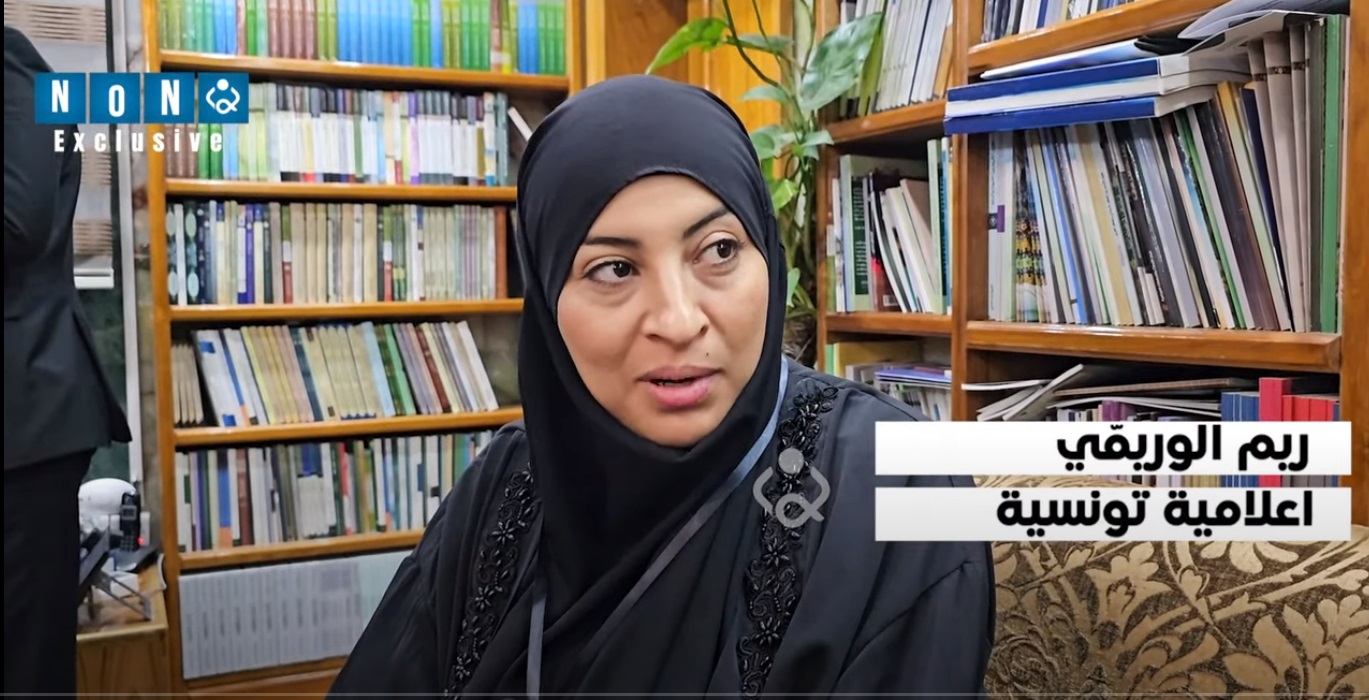 فيديو:الاعلامية التونسية ريم الوريمي تزور كربلاء وتتحدث عن زيارة الاربعين