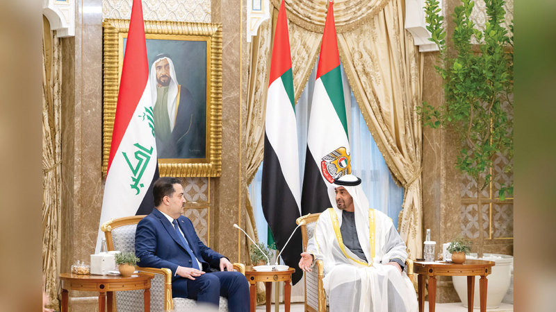 السوداني يدعو محمد بن زايد للمشاركة بمؤتمر بغداد الثالث