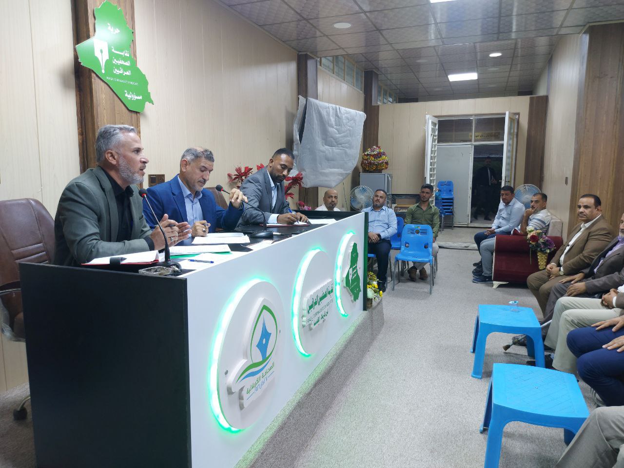 نقابة الصحفيين في كربلاء تعقد اجتماعاً بحضور مسؤولي المؤسسات الإعلامية
