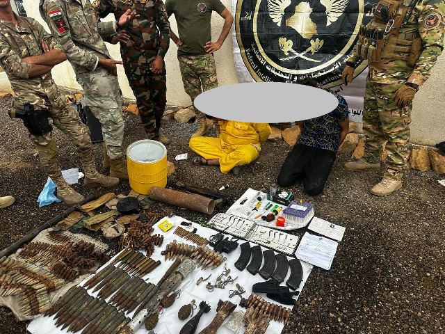 بصحبته صواريخ .. إلقاء القبض على تاجر مخدرات في الأنبار