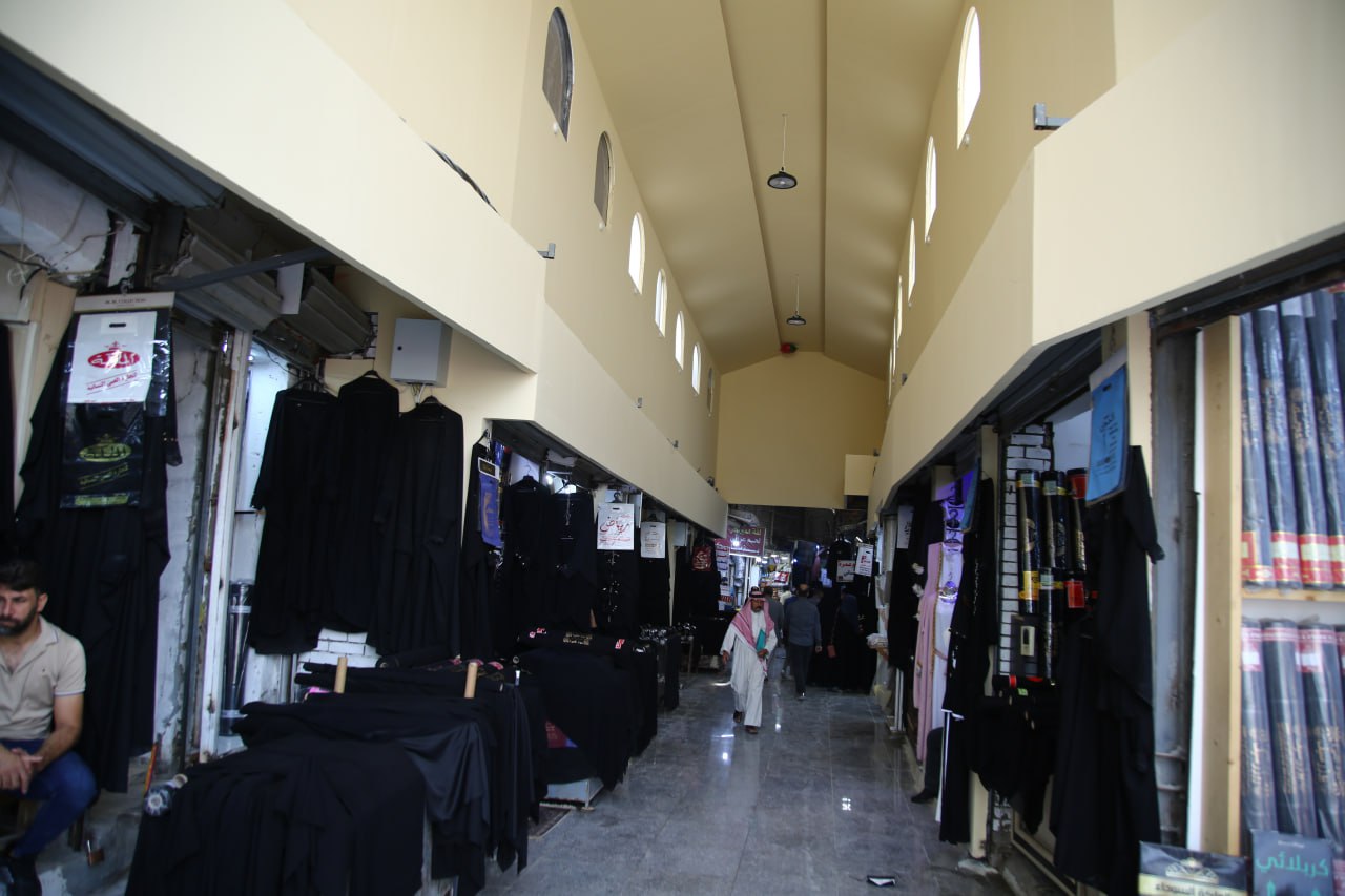 بالفيديو:بعد اعادة اعماره من قبل العتبة الحسينية سوق العلاوي يفتتح محاله التجارية بحلة جديدة