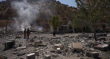 طيران تركي يقصف ناحية في أربيل