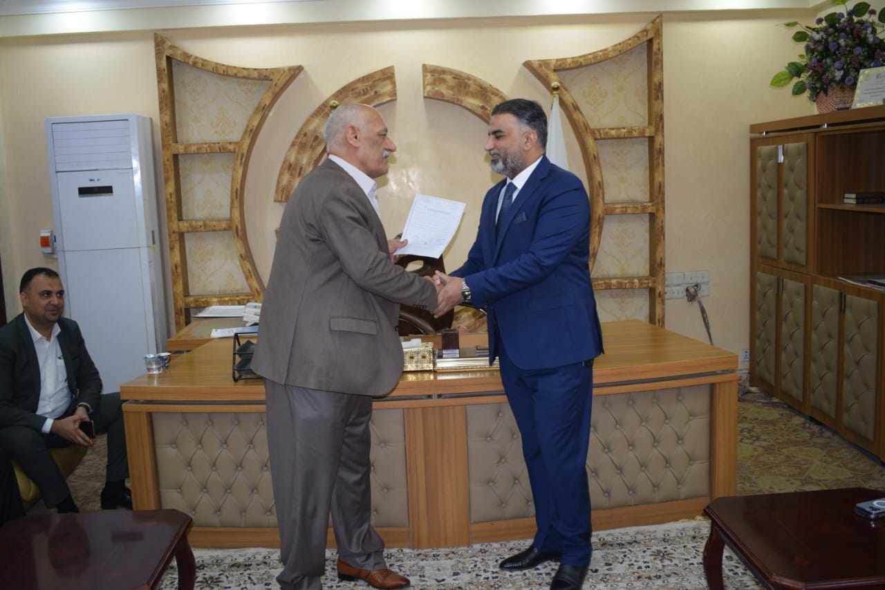 رسمياً مدير فرع توزيع كهرباء ميسان الجديد يباشر بمهامه