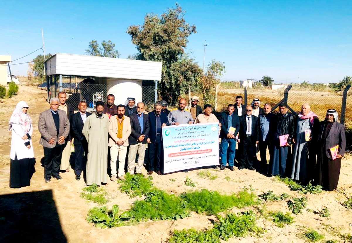 مشاهدة حقلية حول إكثار النباتات الطبية والعطرية للمزارعين في كربلاء