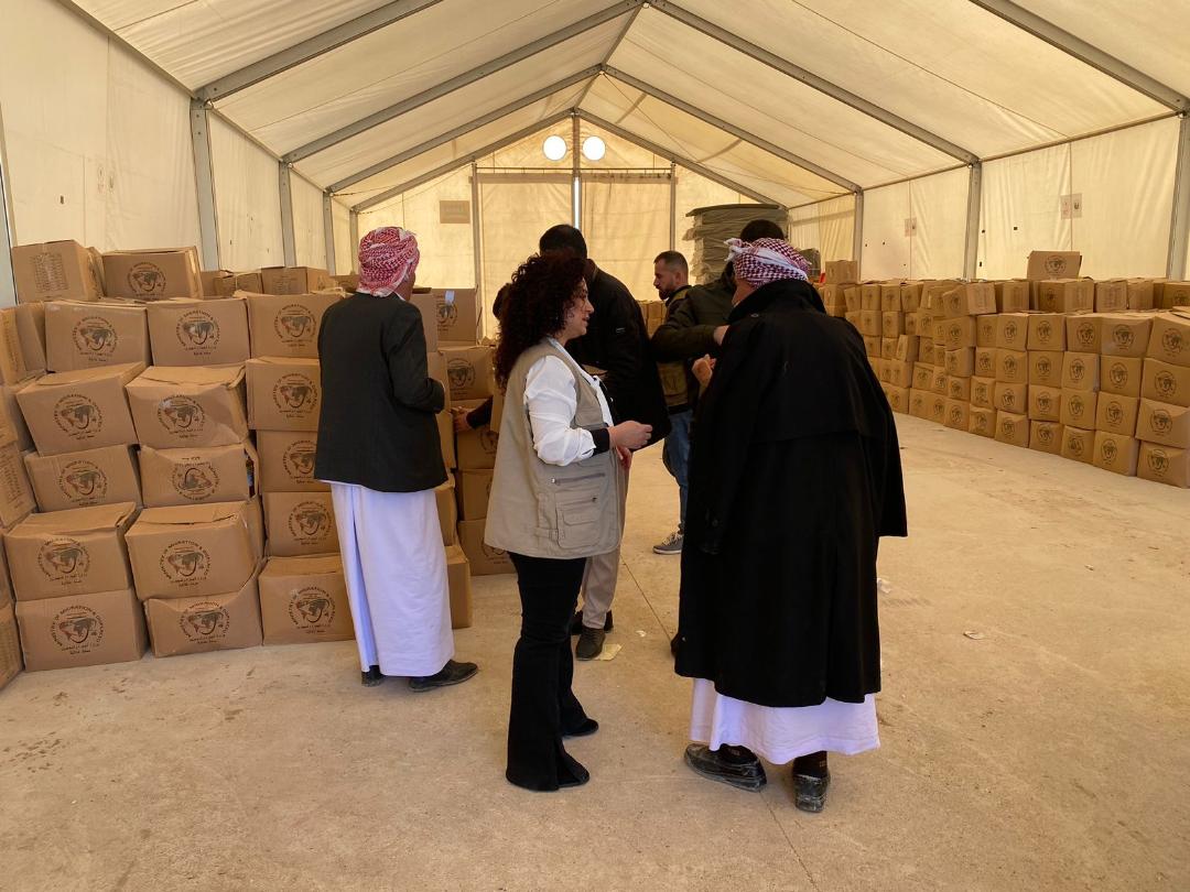 وزارة الهجرة توزع أكثر من سبعة آلاف حصة إغاثية بين نازحي مخيمات  أربيل ودهوك