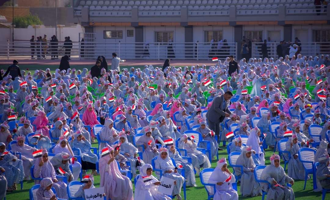 ١٥٠٠ فتاة يحتفين بتكليفهن الشرعي في محافظة ذي قار