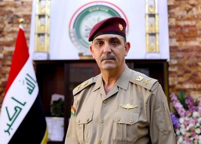 اللواء يحيى رسول يعلن عن إصابة جندي عراقي بالقصف الذي استهدف قاعدة عين الأسد بالانبار