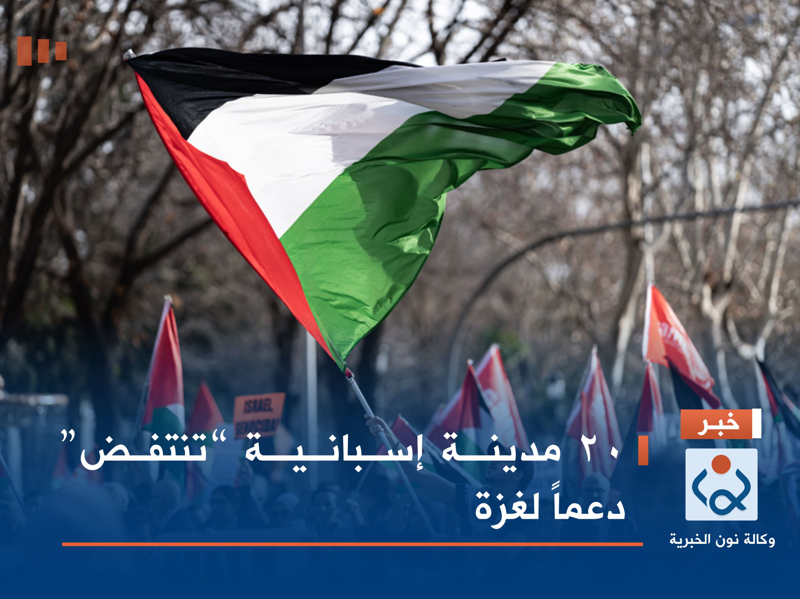 20 مدينة إسبانية “تنتفض” دعماً لغزة