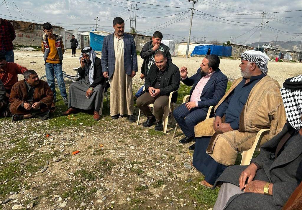 مخيم أشتي بالسليمانية: تسجيل الاسر الراغبة بالعودة الى مناطق سكناها تمهيدا لاغلاقه