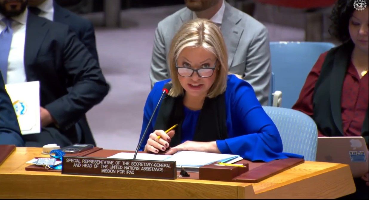 بلاسخارت تقدم تقرير الأمم المتحدة لمجلس الأمن :العراق على حافة الهاوية