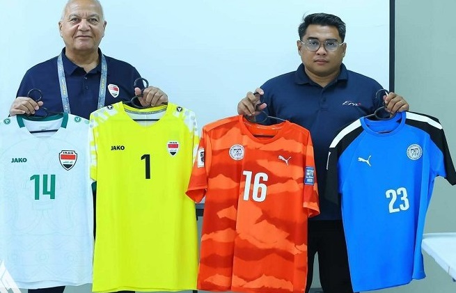 منتخبنا الوطني بالطقم الأبيض في مواجهة الفلبين