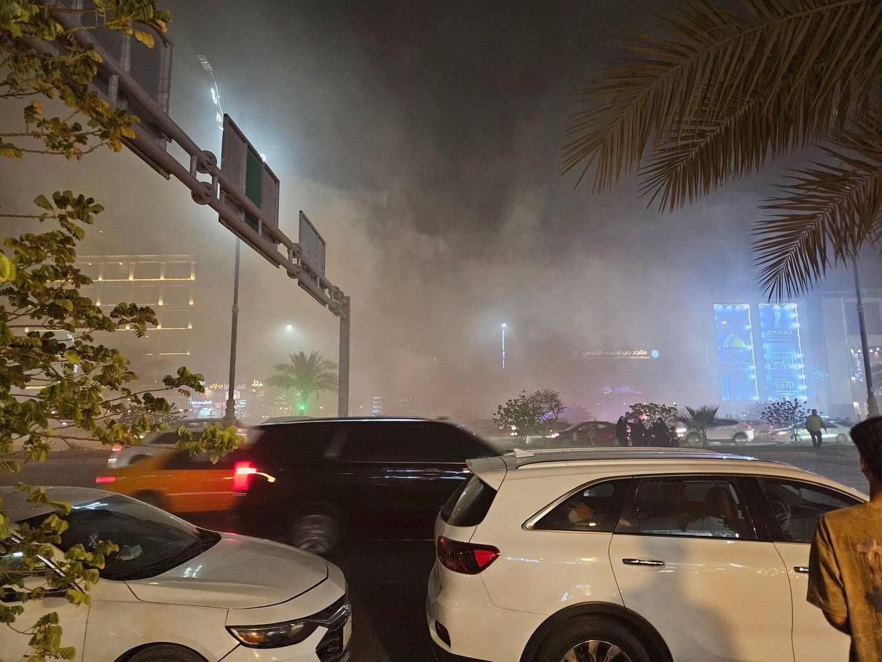 اندلاع حريق في مركز ترفيهي وسط كربلاء