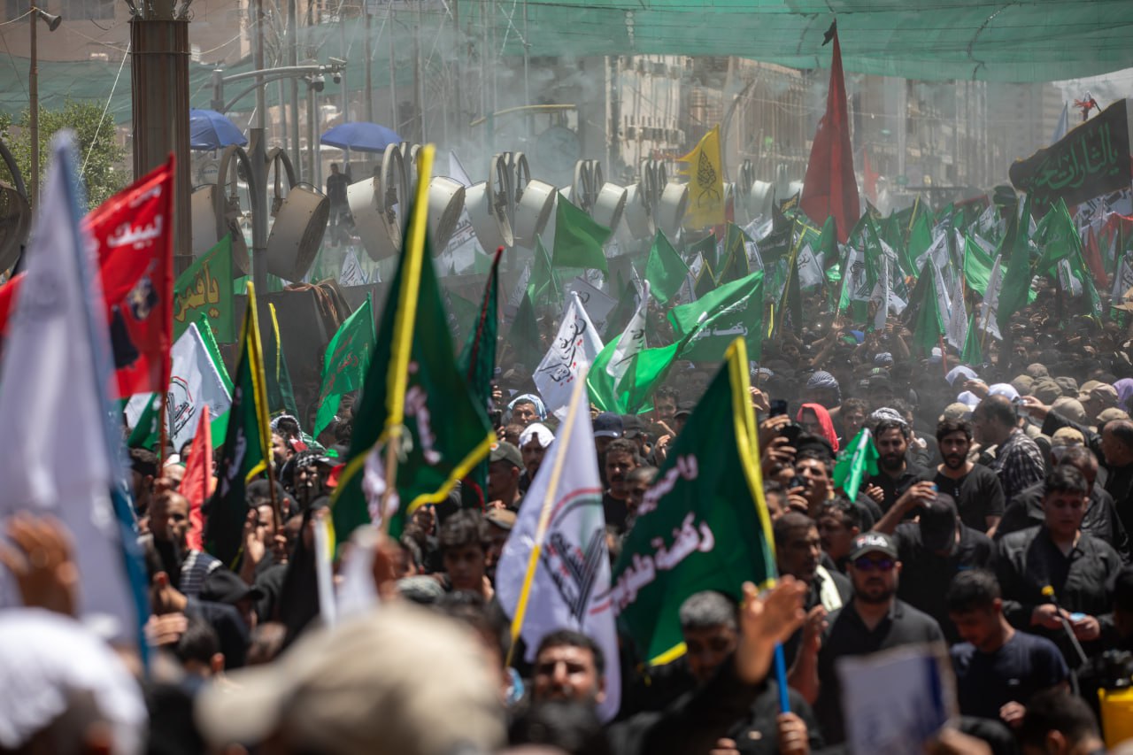 بالصور : انطلاق ركضة عزاء طويريج وسط اجراءات امنية مشددة