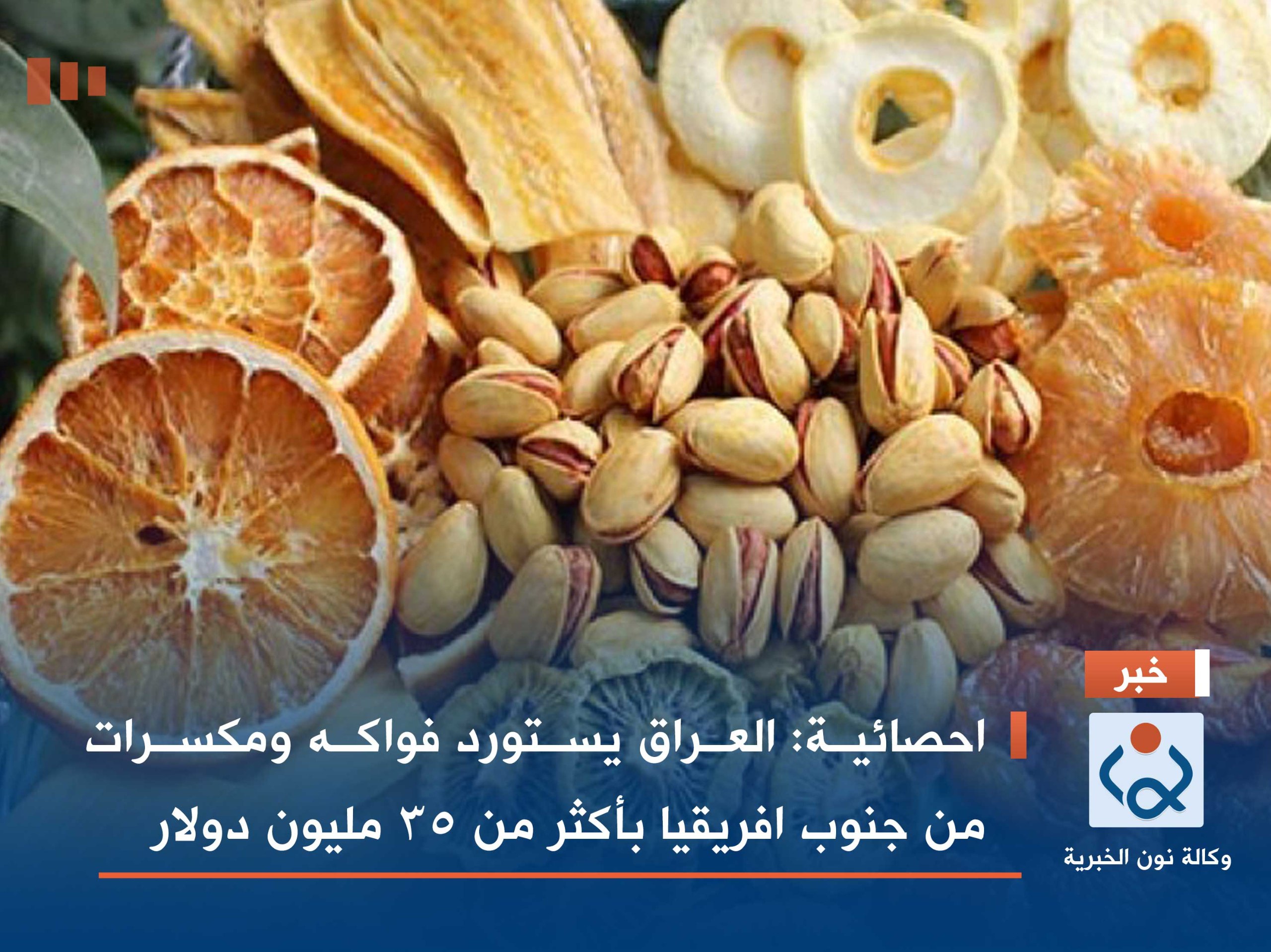 احصائية: العراق يستورد فواكه ومكسرات من جنوب افريقيا بأكثر من 35 مليون دولار