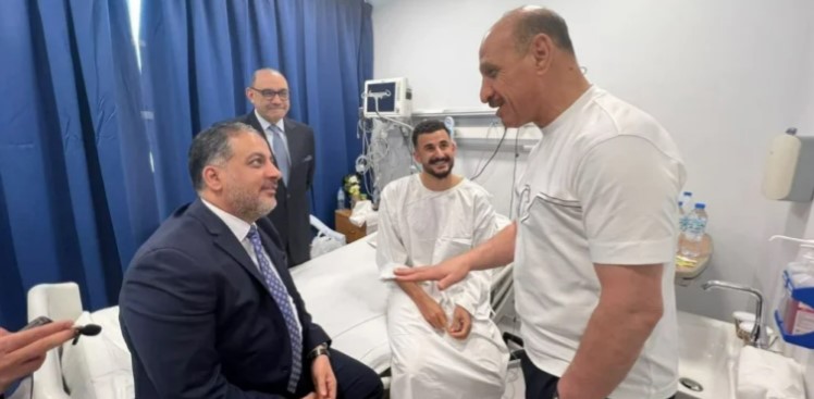 أيمن حسين سيخرج من المستشفى بهذا الموعد