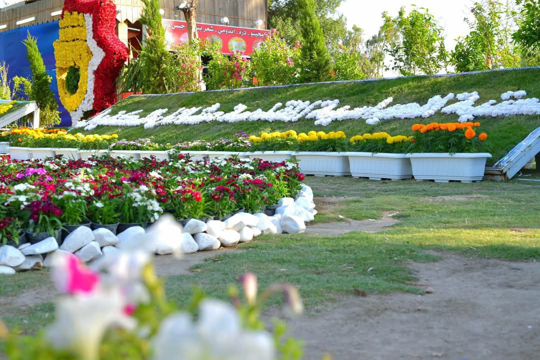 فيديو:افتتاح المعرض السنوي الأول للزهور في كربلاء
