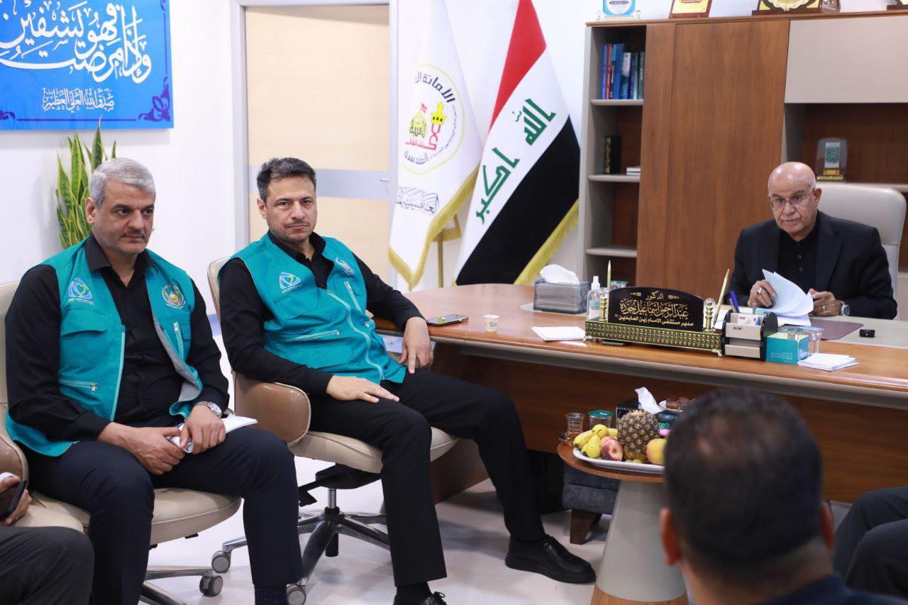 وزير الصحة يتفقد مستشفى الإمام زين العابدين (عليه السلام) في كربلاء المقدسة لمتابعة الخدمات الصحية أثناء زيارة الأربعين