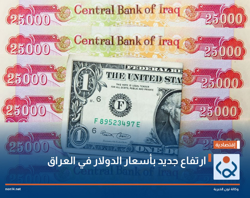ارتفاع جديد بأسعار الدولار في العراق