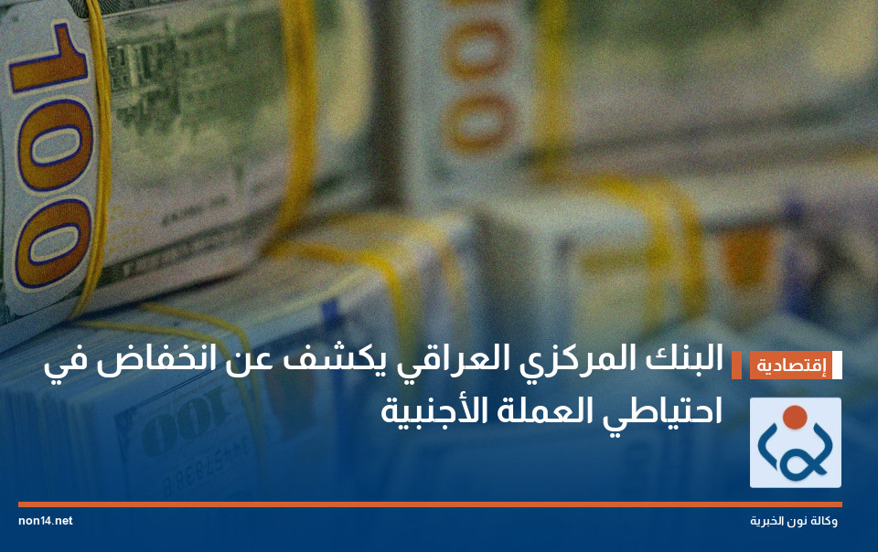 البنك المركزي العراقي يكشف عن انخفاض في احتياطي العملة الأجنبية