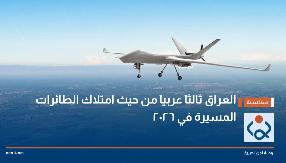 العراق ثالثاً عربياً من حيث امتلاك الطائرات المسيرة في 2026