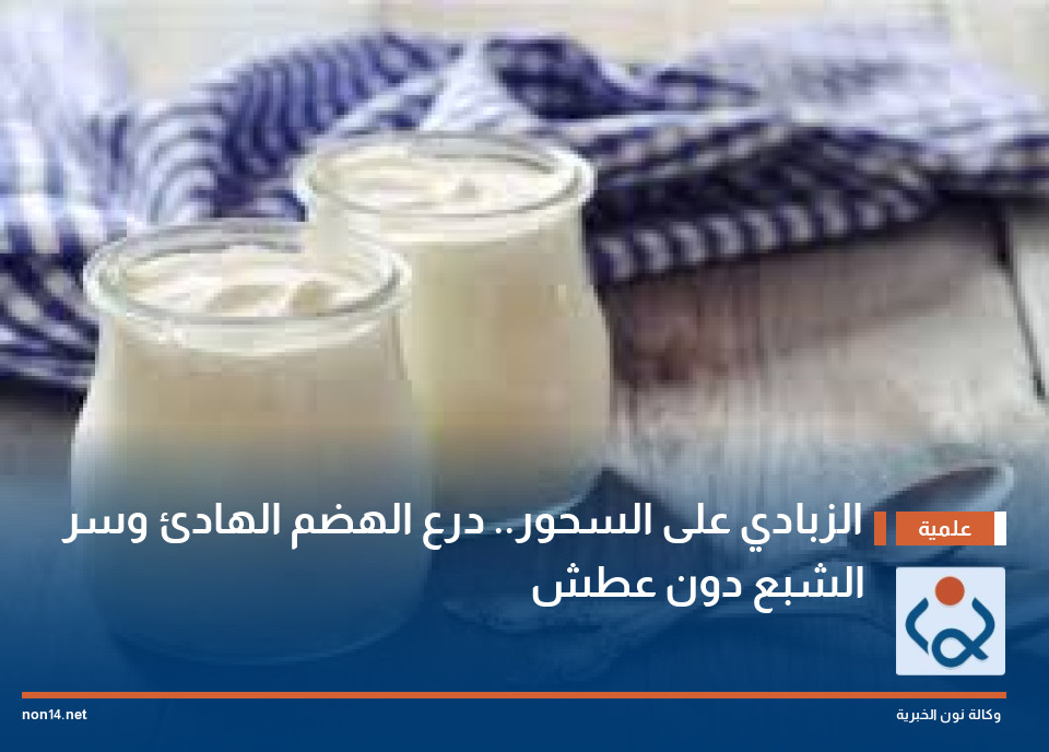 الزبادي على السحور.. درع الهضم الهادئ وسر الشبع دون عطش