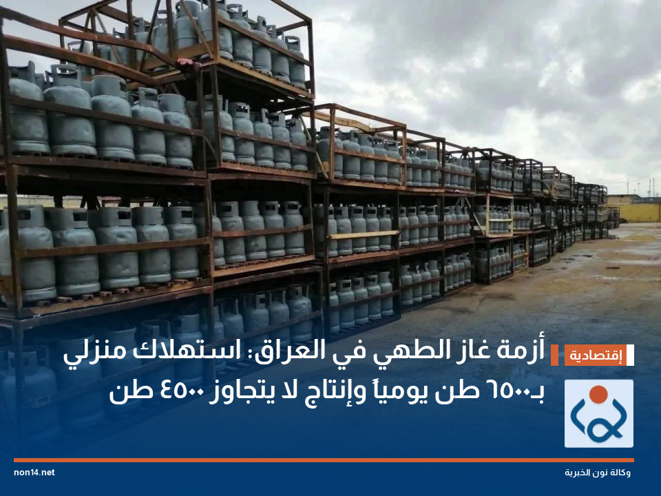أزمة غاز الطهي في العراق: استهلاك منزلي بـ6,500 طن يومياً وإنتاج لا يتجاوز 4,500 طن