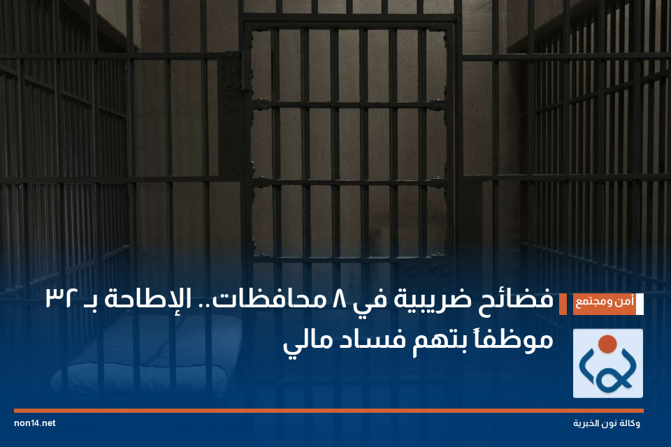 فضائح ضريبية في 8 محافظات.. الإطاحة بـ 32 موظفاً بتهم فساد مالي