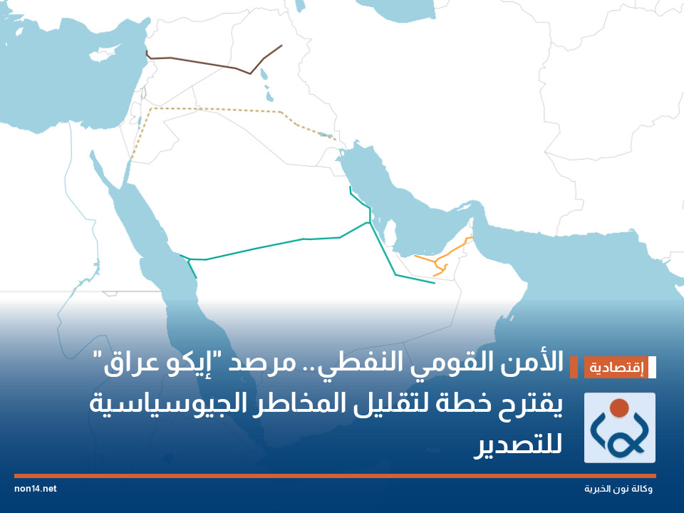 الأمن القومي النفطي.. مرصد "إيكو عراق" يقترح خطة لتقليل المخاطر الجيوسياسية للتصدير