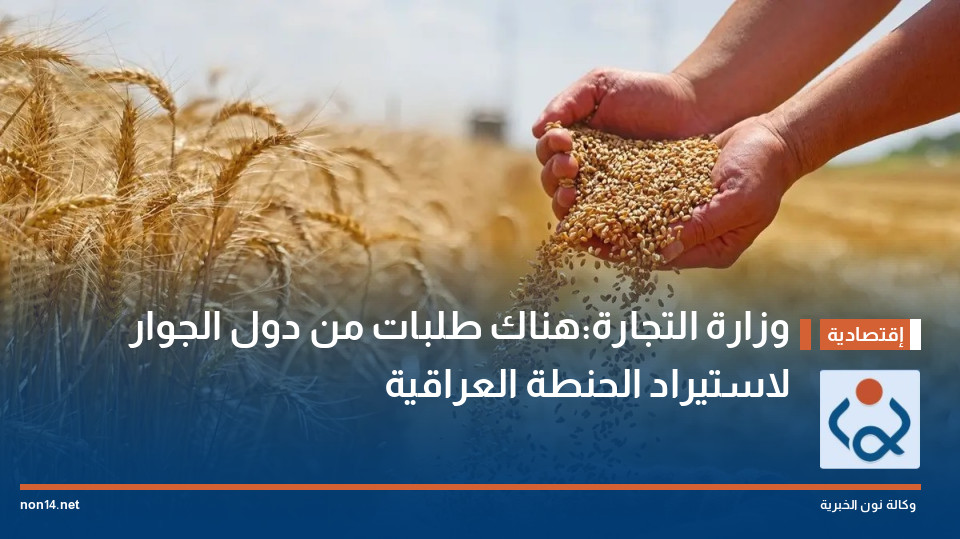 وزارة التجارة:هناك طلبات من دول الجوار لاستيراد الحنطة العراقية