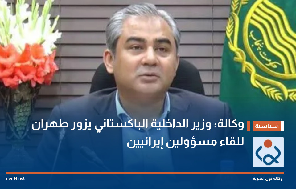 وكالة: وزير الداخلية الباكستاني يزور طهران للقاء مسؤولين إيرانيين