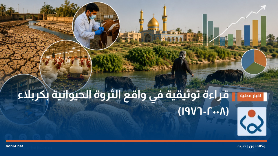 قراءة توثيقية في واقع الثروة الحيوانية بكربلاء (1976-2008)