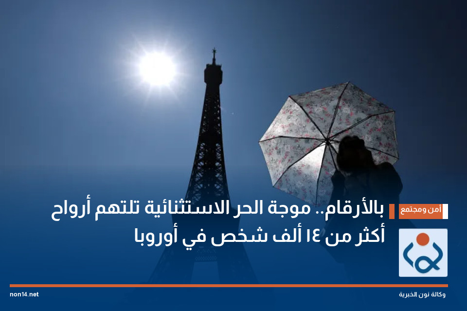 بالأرقام.. موجة الحر الاستثنائية تلتهم أرواح أكثر من 14 ألف شخص في أوروبا