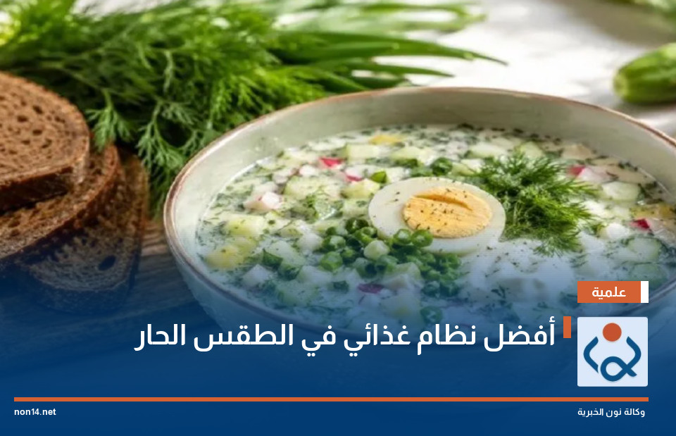 أفضل نظام غذائي في الطقس الحار