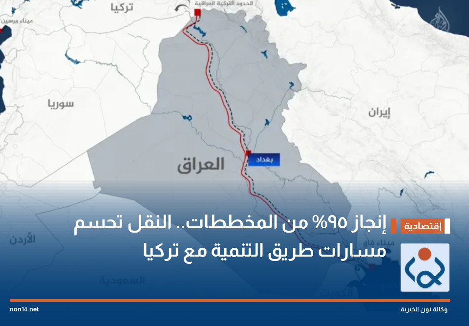 إنجاز 95% من المخططات.. النقل تحسم مسارات طريق التنمية مع تركيا